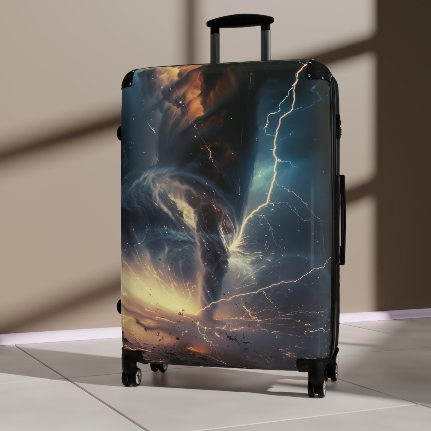 Nature Tornado Dramatic Art Carry-On Suitcase - Stylish Luggage for Travelers