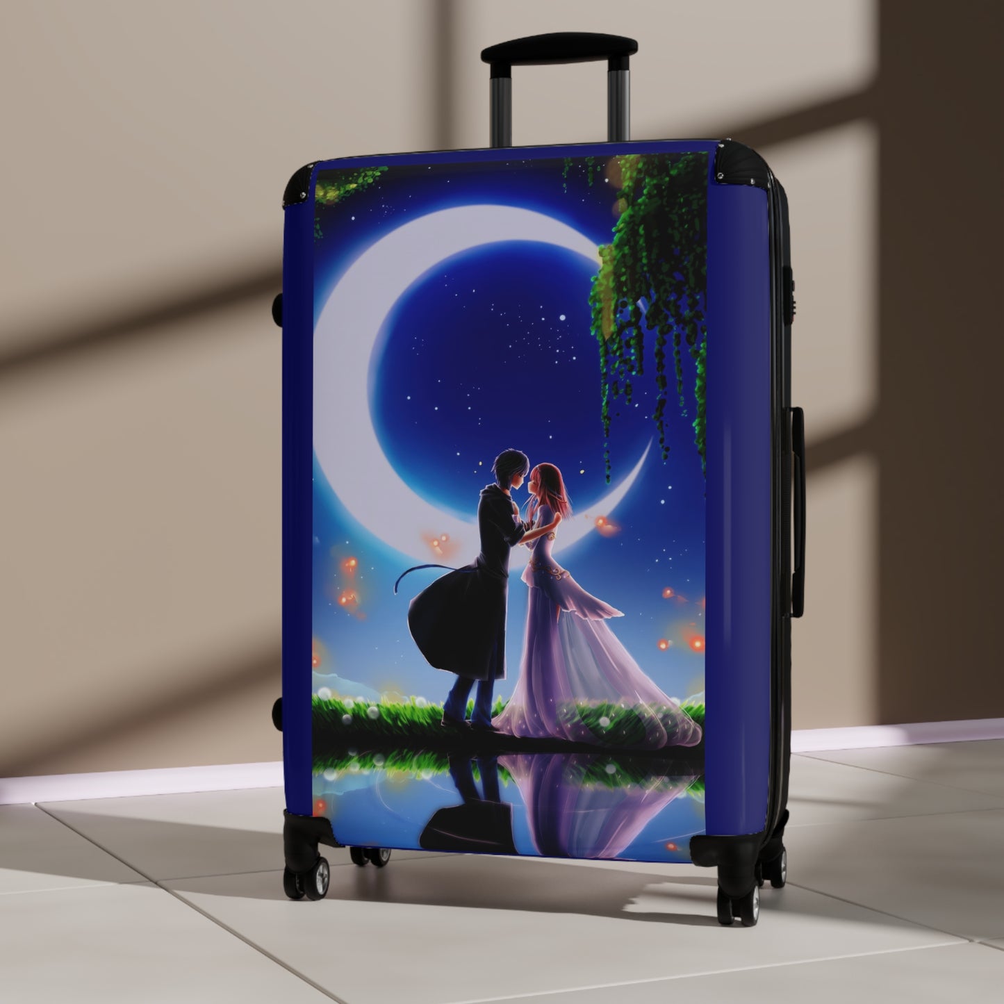 Love Couple Kiss Art Carry-On Suitcase - Stylish Luggage for Travelers