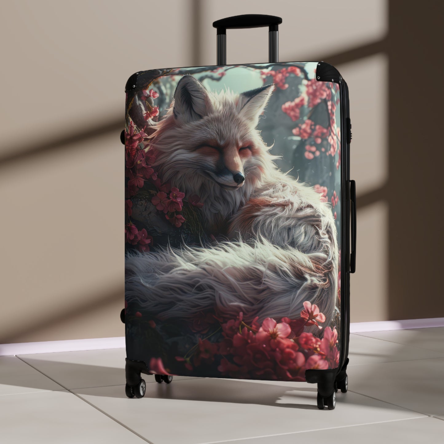 Nature Fox Rests Art Carry-On Suitcase - Stylish Luggage for Travelers