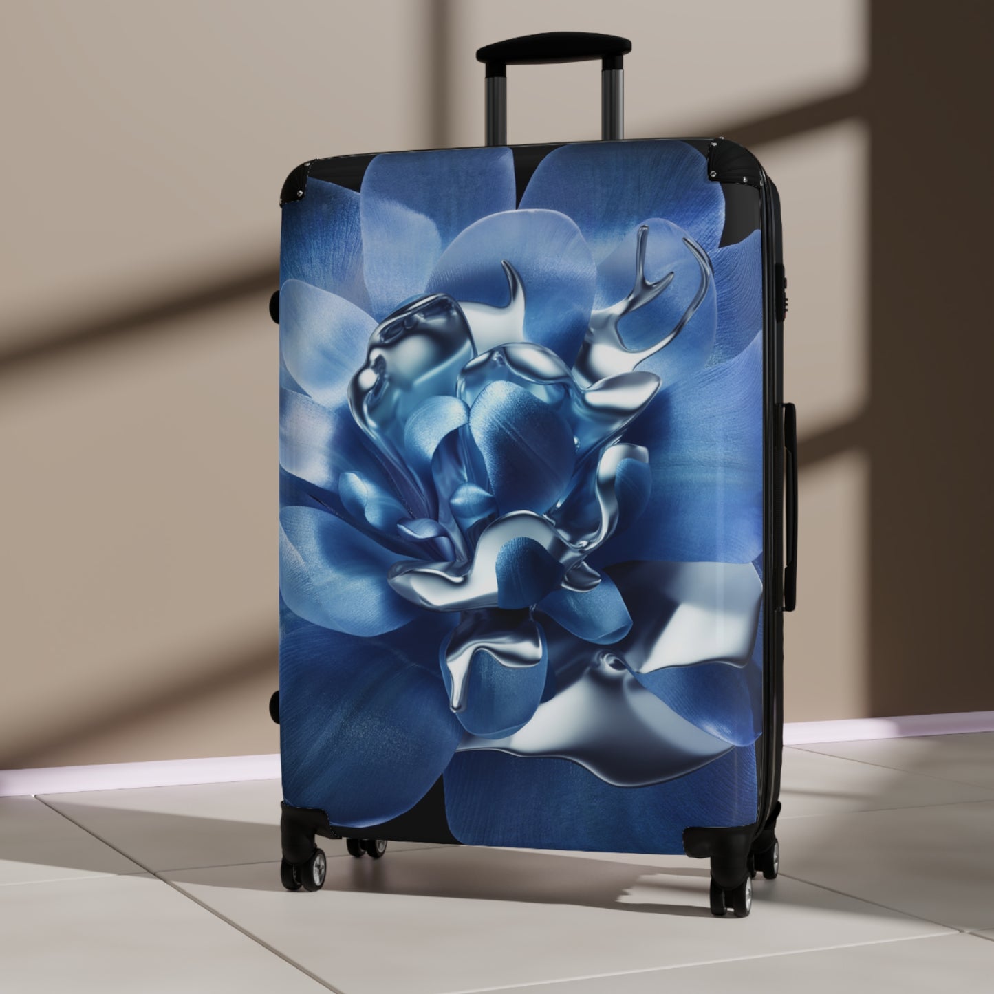 Nature Flowers Floral Abstract Art Carry-On Suitcase - Stylish Luggage for Travelers