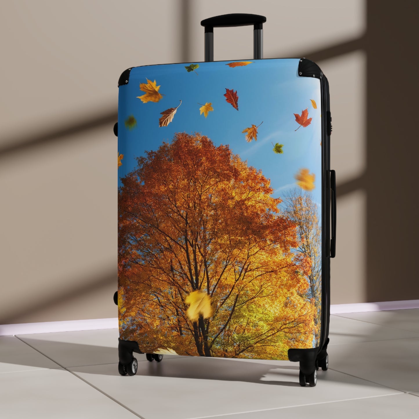 Nature Flowers Floral Leaves Art Carry-On Suitcase - Stylish Luggage for Travelers