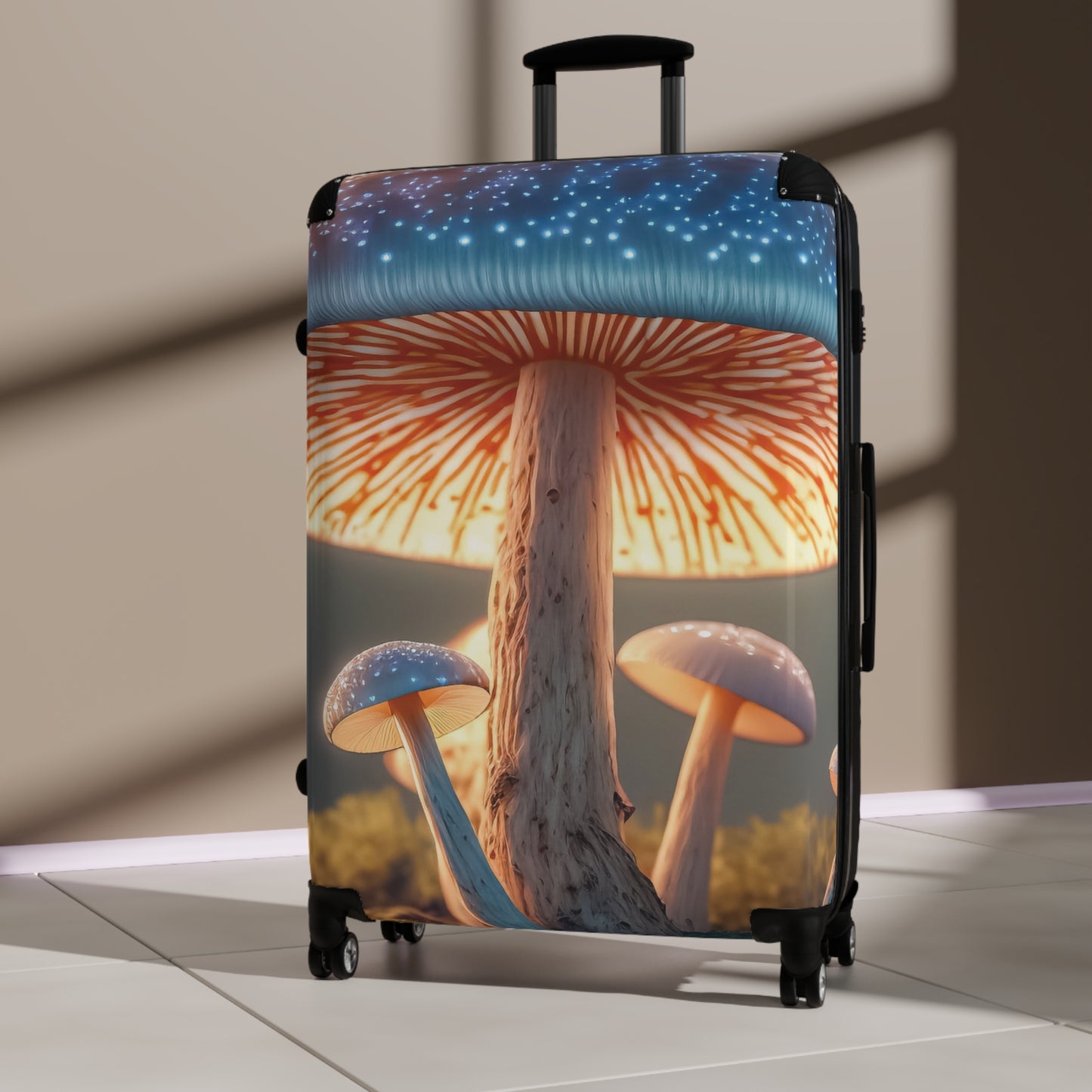 Art Mushroom Forest Carry-On Suitcase - Stylish Luggage for Travelers