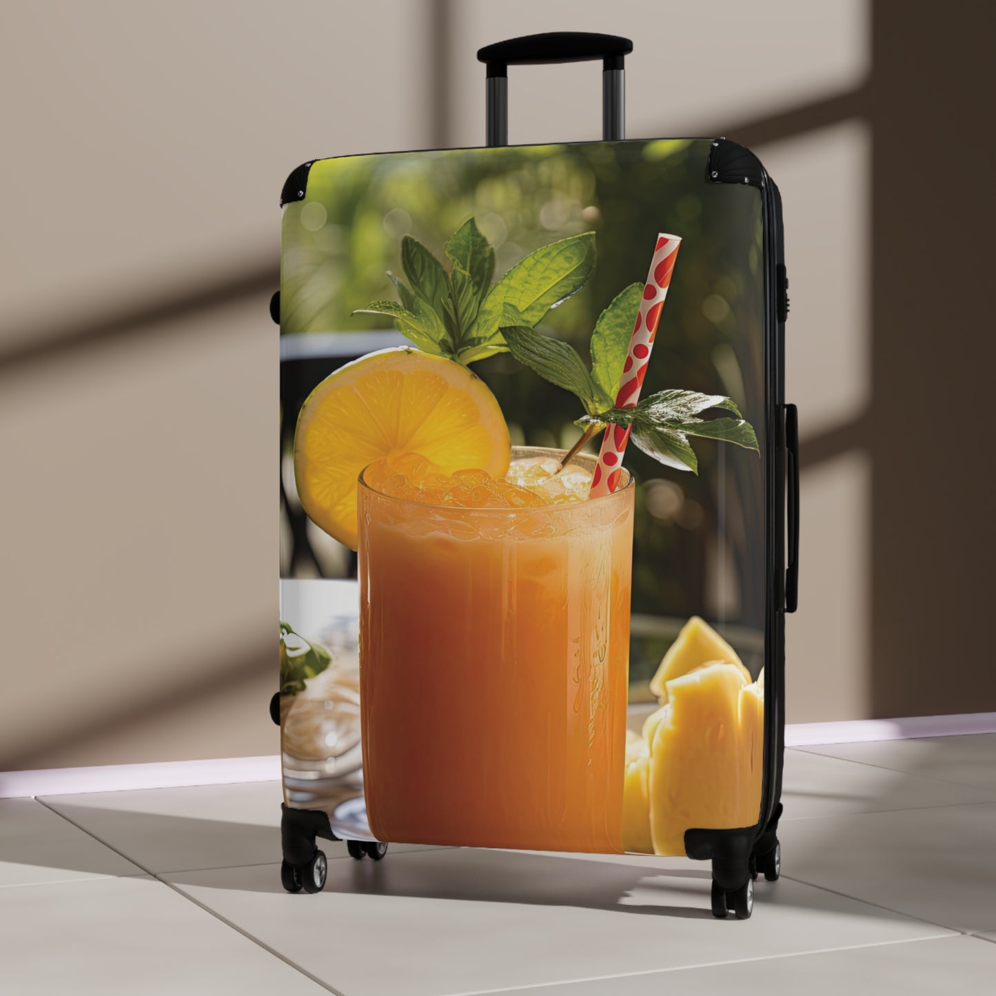 Nature Summer Orange Juice Carry-On Suitcase - Stylish Luggage for Travelers