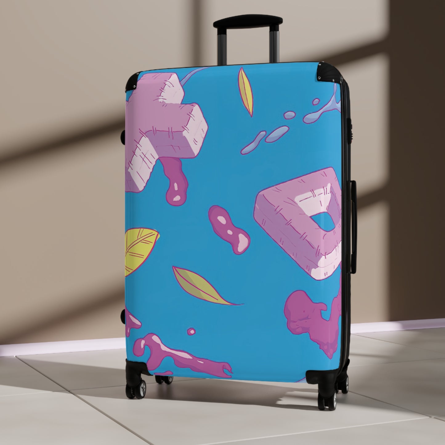 Abstract Playstation Carry-On Suitcase - Stylish Luggage for Travelers