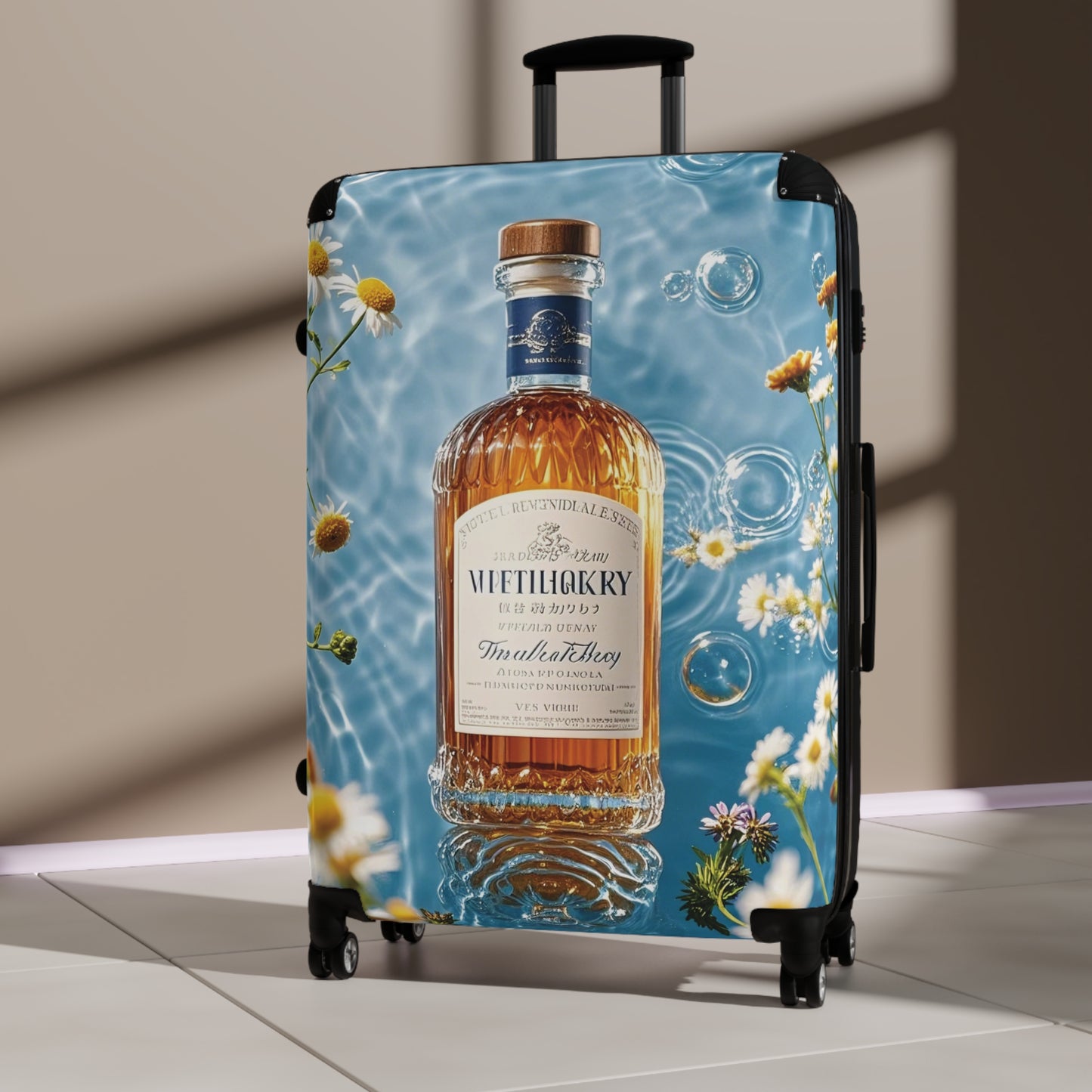 Nature Summer Rendering Glass Carry-On Suitcase - Stylish Luggage for Travelers