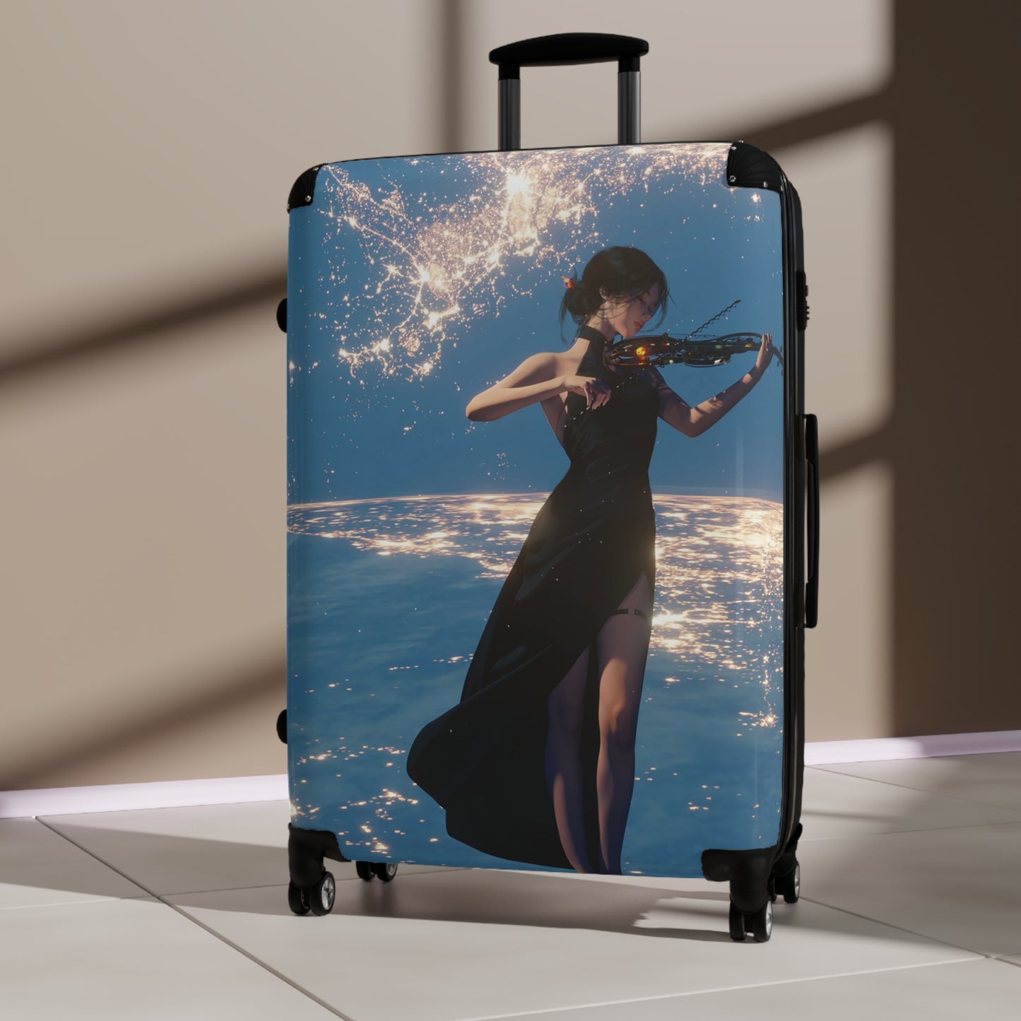 Art Wlop Digital Art Carry-On Suitcase - Stylish Luggage for Travelers