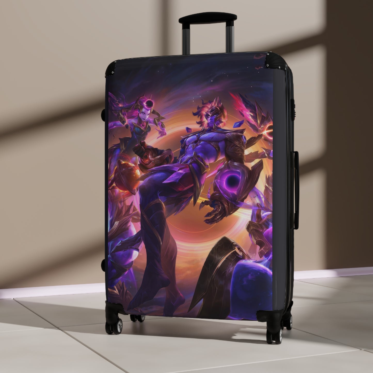 Video Games League of Legends Dark Star Carry-On Suitcase - Stylish Luggage for Travelers
