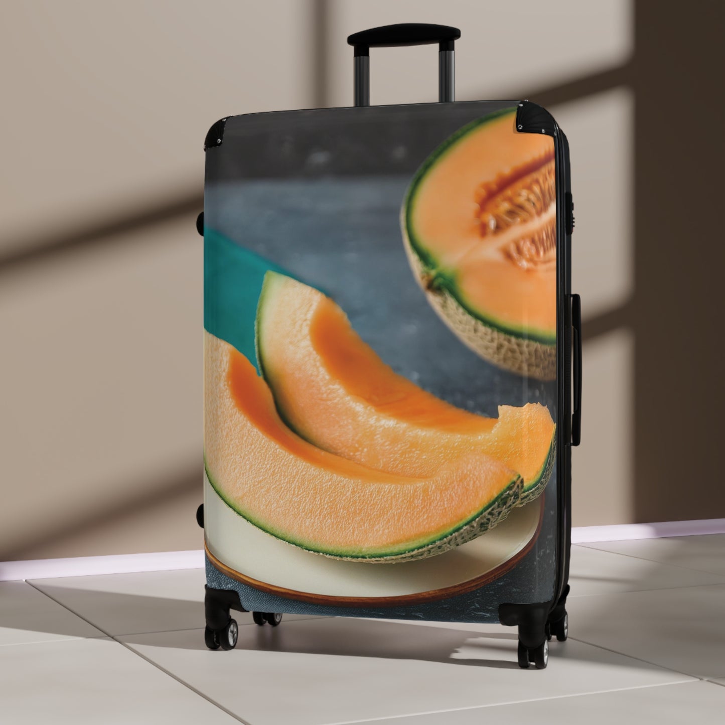 Nature Summer Cantaloupe Slices Carry-On Suitcase - Stylish Luggage for Travelers