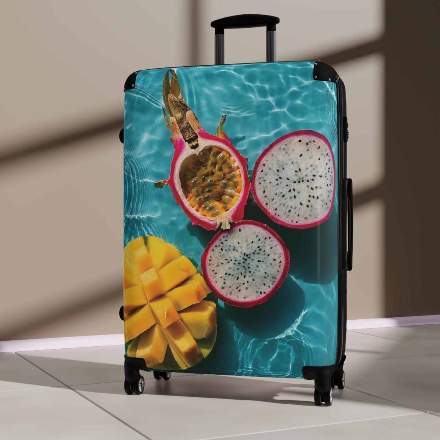Nature Summer Fruits FLoating Carry-On Suitcase - Stylish Luggage for Travelers