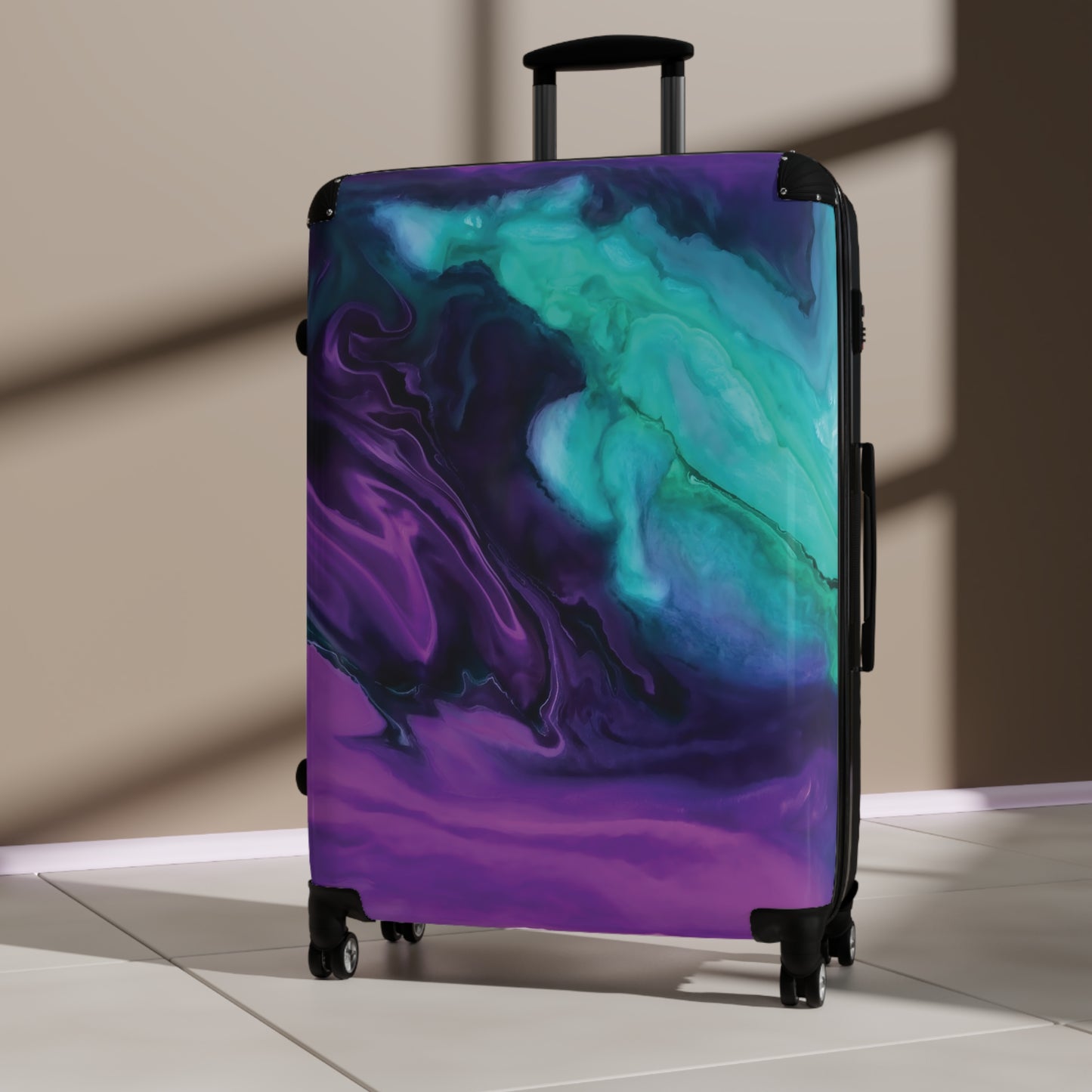 Abstract Colorful Abstract 2 Carry-On Suitcase - Stylish Luggage for Travelers