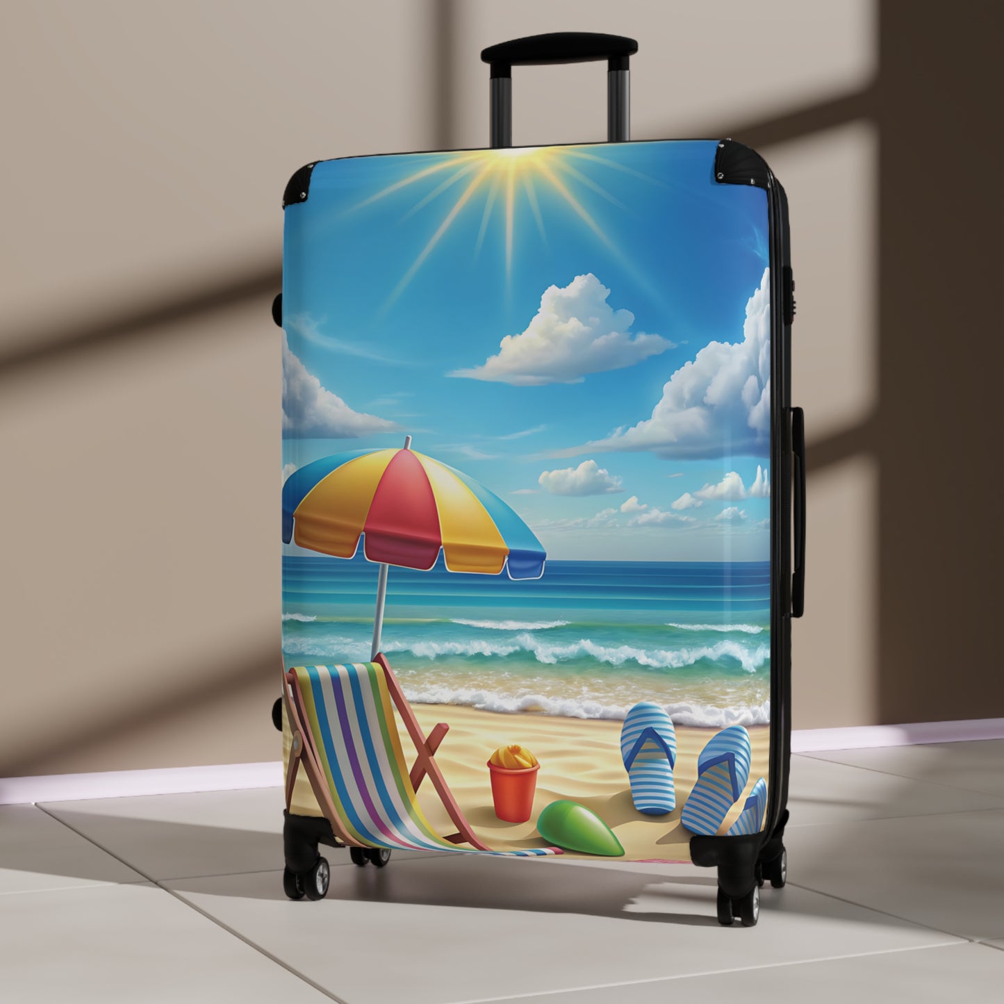 Nature Summer Art Carry-On Suitcase - Stylish Luggage for Travelers