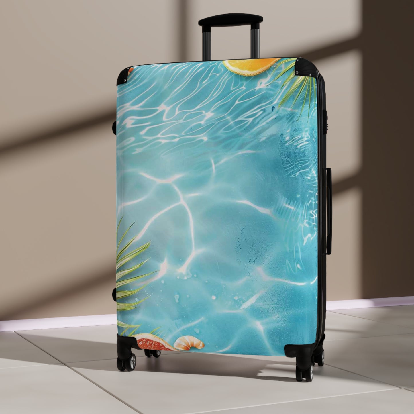 Nature Summer Background Art Carry-On Suitcase - Stylish Luggage for Travelers