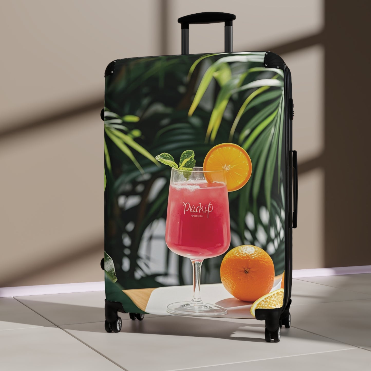 Nature Summer Delicious Juice Jars Carry-On Suitcase - Stylish Luggage for Travelers