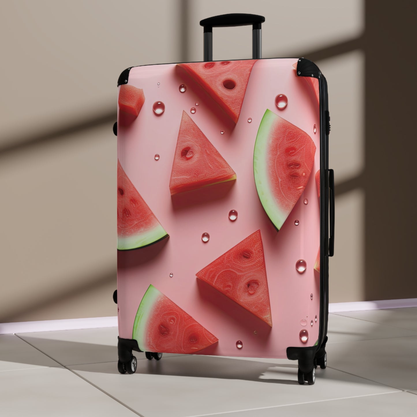 Nature Summer Watermelon Sliced Carry-On Suitcase - Stylish Luggage for Travelers