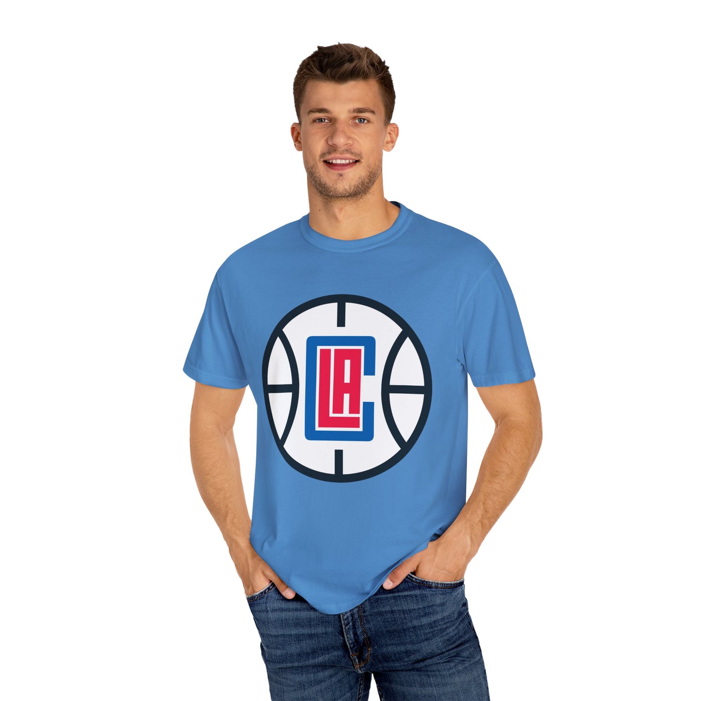 LA Clippers Garment-Dyed T-Shirt – Premium Cotton Tee for Customization