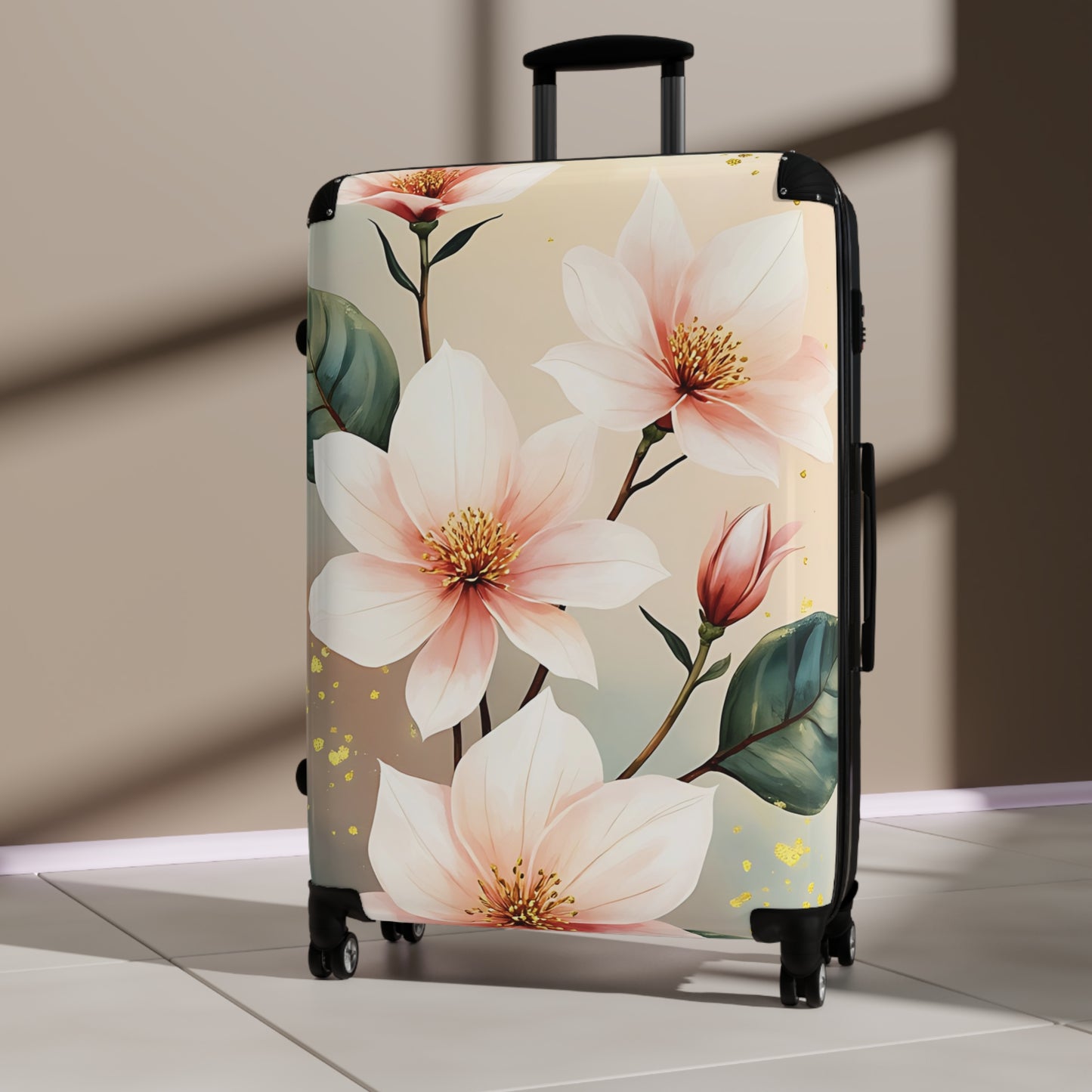 Nature Flowers Floral Beautiful Cherry Art Carry-On Suitcase - Stylish Luggage for Travelers