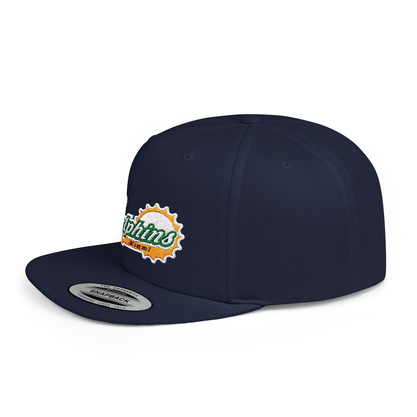Miami Dolphins Dolphins Support Flat Bill Snapback – Lightweight, Custom Fit, Premium Quality