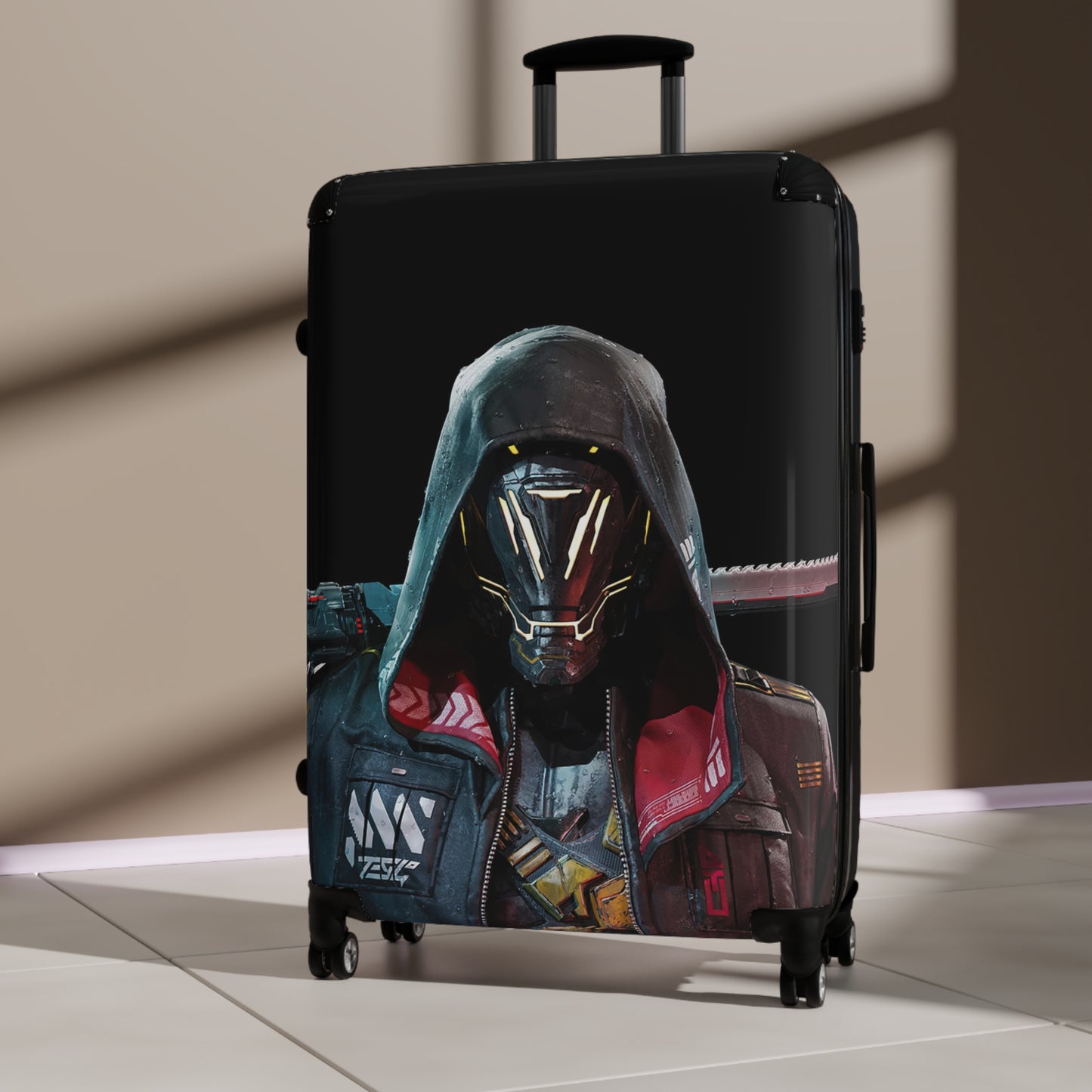 Video Games Ghost Runner Carry-On Suitcase - Stylish Luggage for Travelers