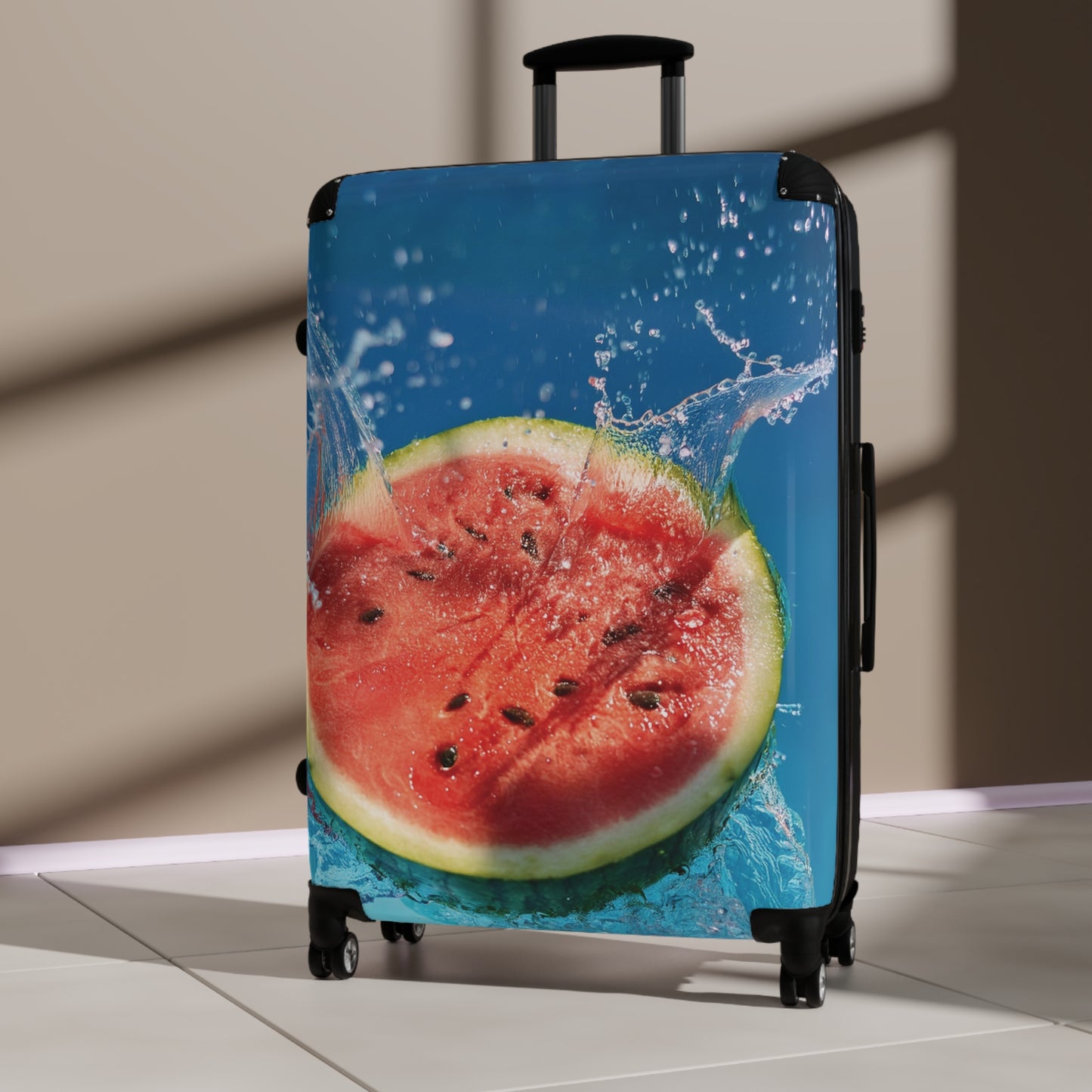 Nature Summer Watermelon Splash Carry-On Suitcase - Stylish Luggage for Travelers