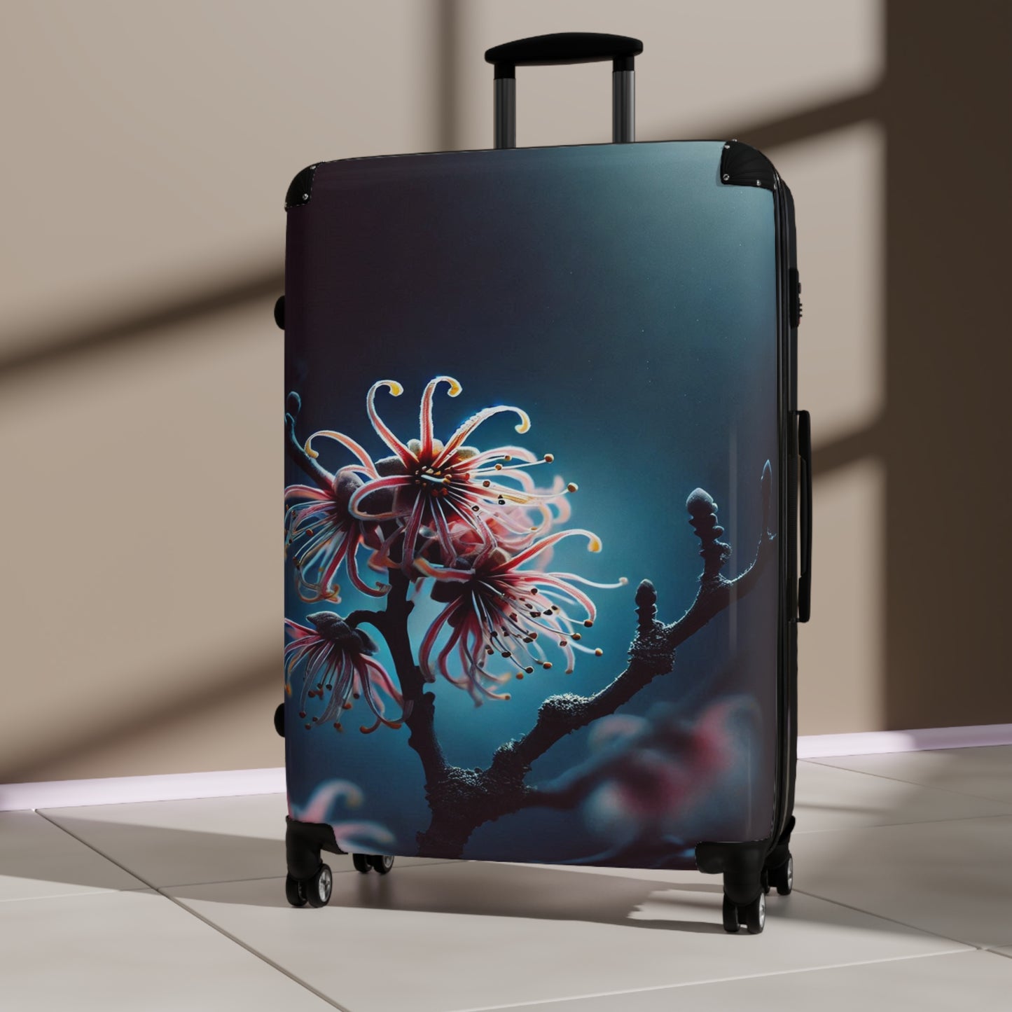 Nature Flowers Floral Cosmos Flowers Art Carry-On Suitcase - Stylish Luggage for Travelers