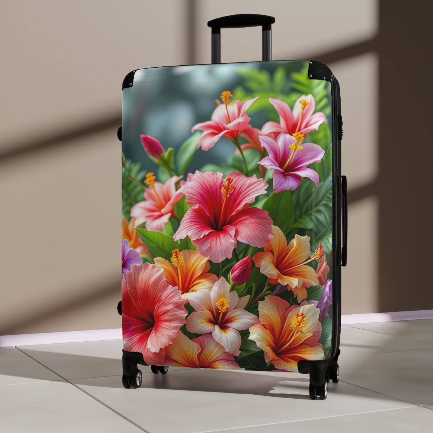 Nature Flowers Floral Close Up Colorful Art Carry-On Suitcase - Stylish Luggage for Travelers