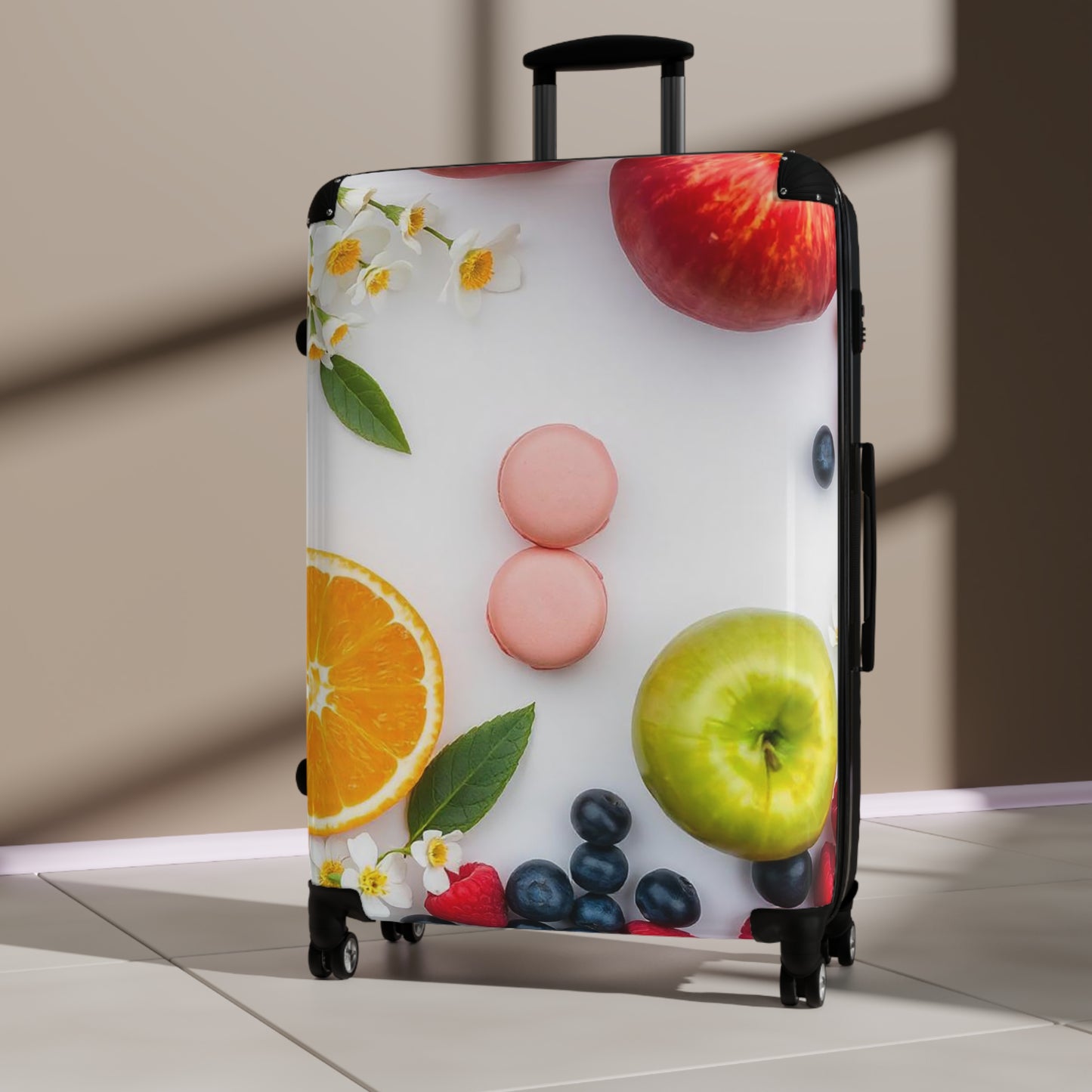 Nature Flowers Floral Fruit Art Carry-On Suitcase - Stylish Luggage for Travelers