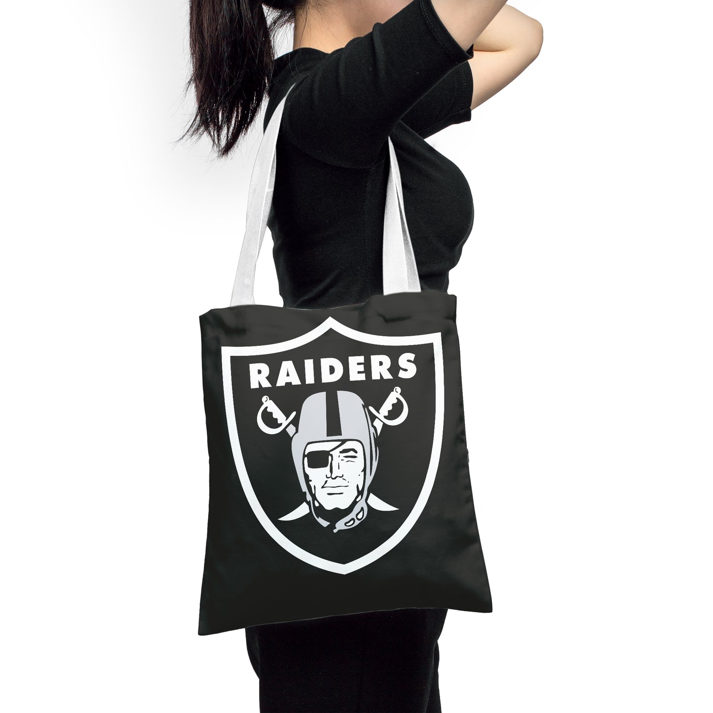 NFL Las Vegas Raiders Polyester Canvas Tote Bag – Durable and Stylish