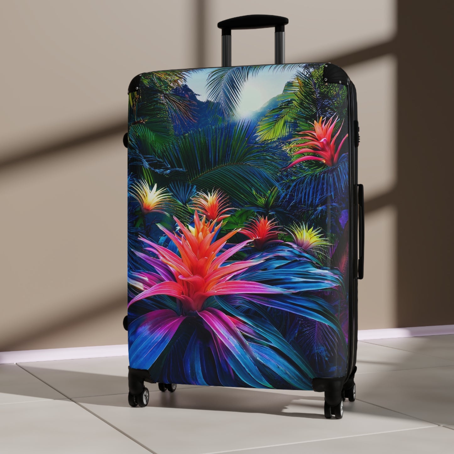 Nature Flowers Floral Tropical Art Carry-On Suitcase - Stylish Luggage for Travelers