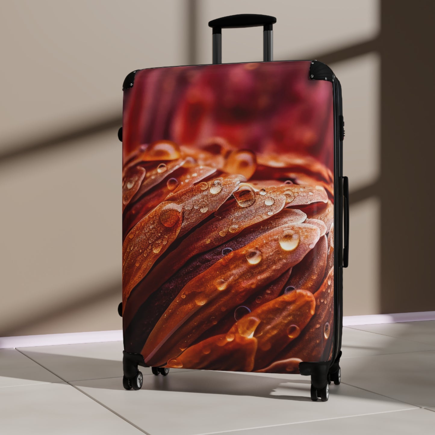 Nature Flowers Floral Protea Art Carry-On Suitcase - Stylish Luggage for Travelers