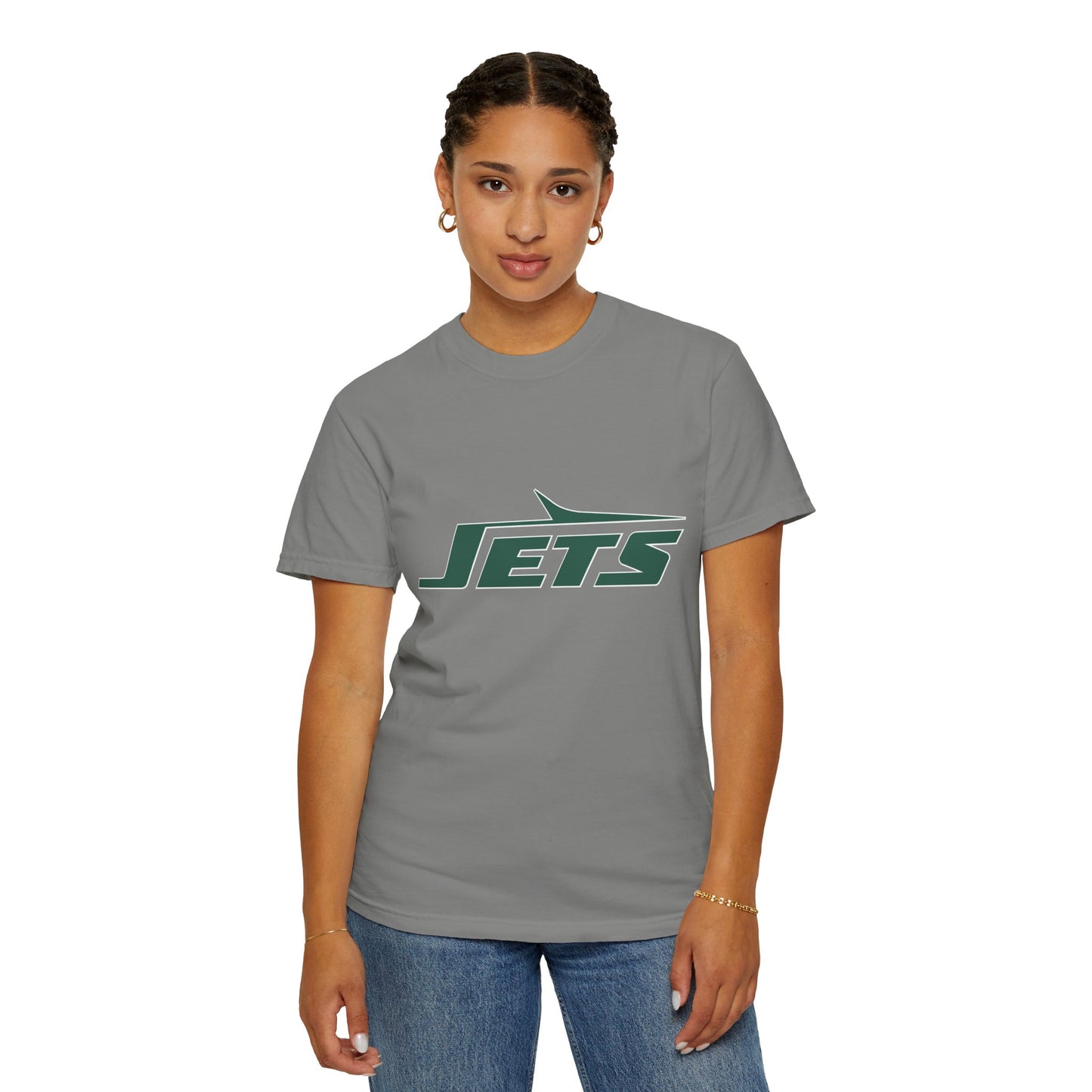 New York Jets Football Accessories Garment-Dyed T-Shirt – Premium Cotton Tee for Customization