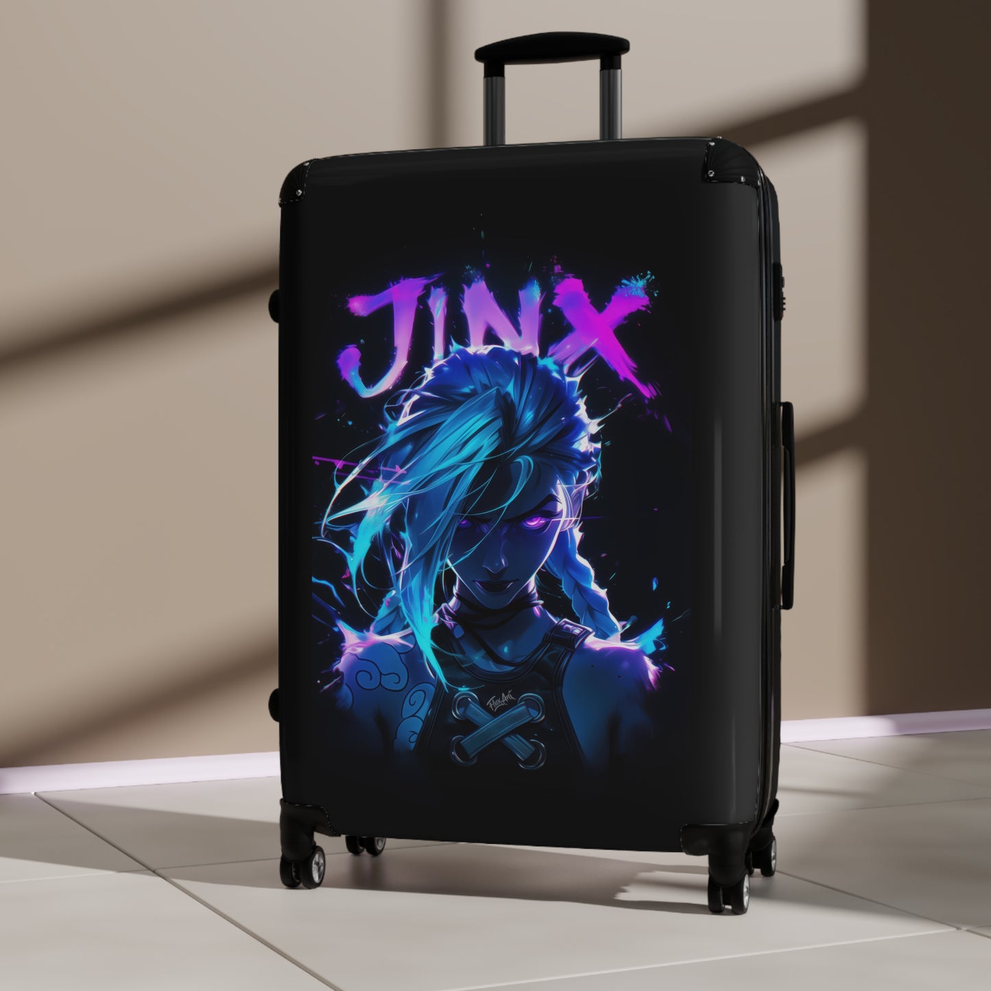 Video Games Jinx League of Legends Carry-On Suitcase - Stylish Luggage for Travelers