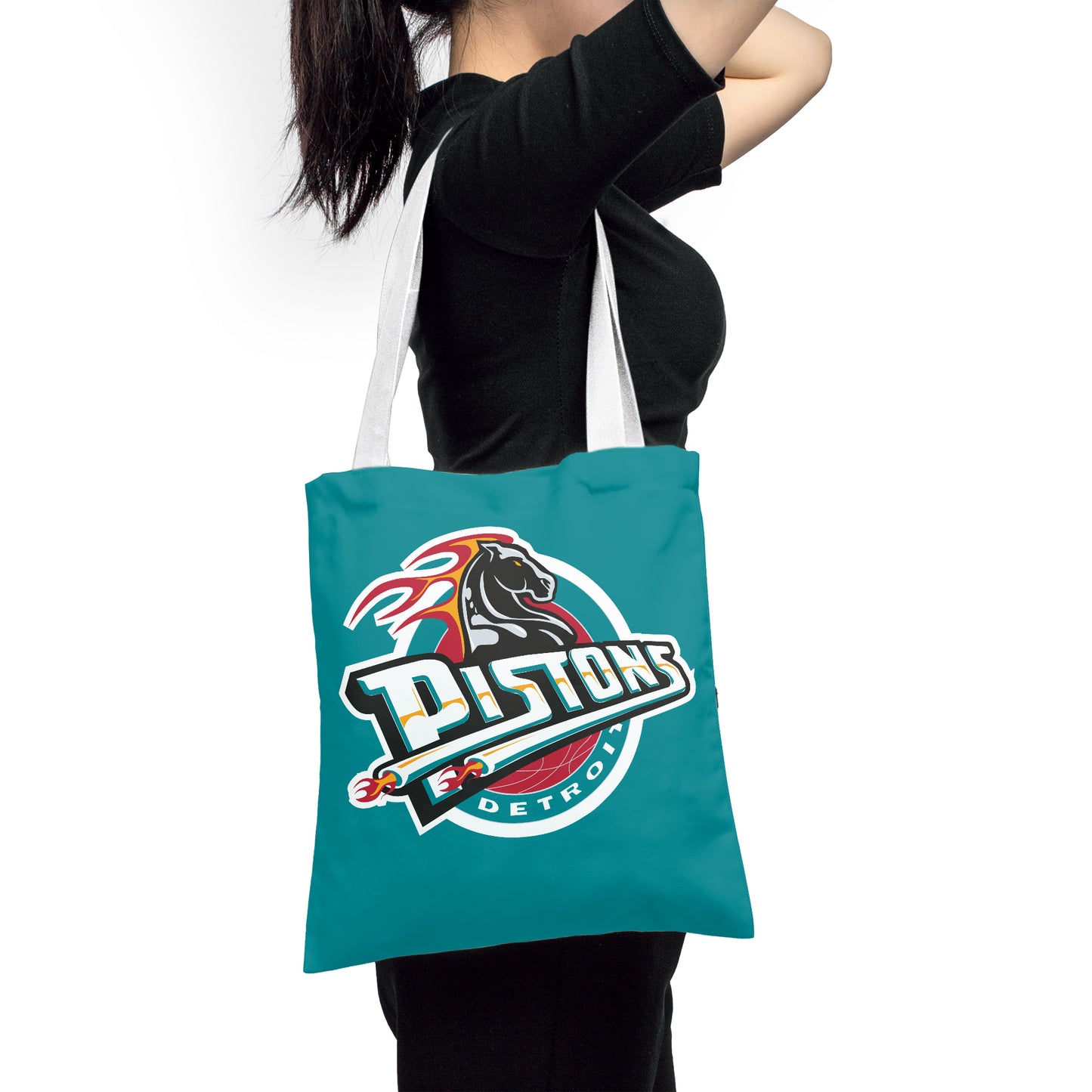 NBA Detroit Pistons Finals Polyester Canvas Tote Bag - Durable and Stylish