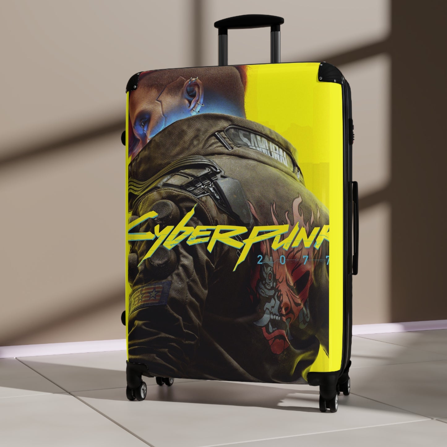 Video Games Cyberpunk 2077 Carry-On Suitcase - Stylish Luggage for Travelers
