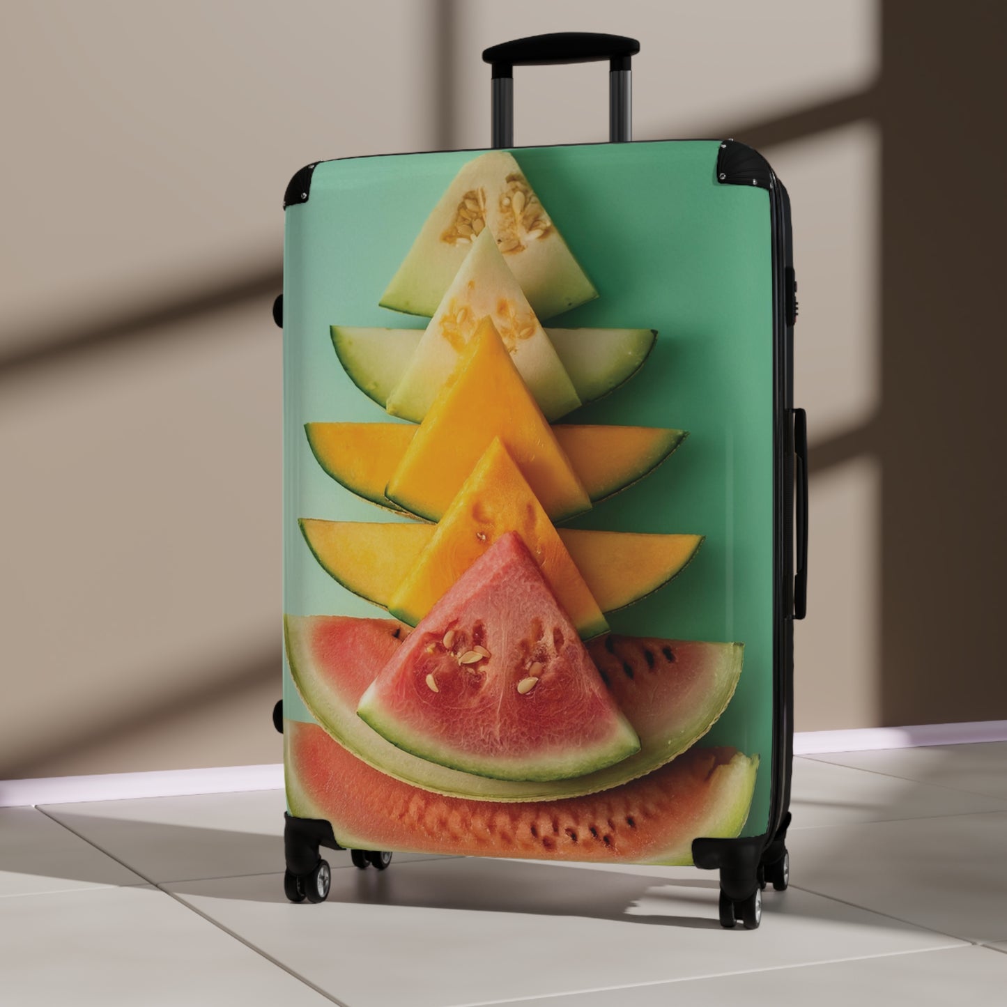 Nature Summer Stack Of Summer Carry-On Suitcase - Stylish Luggage for Travelers