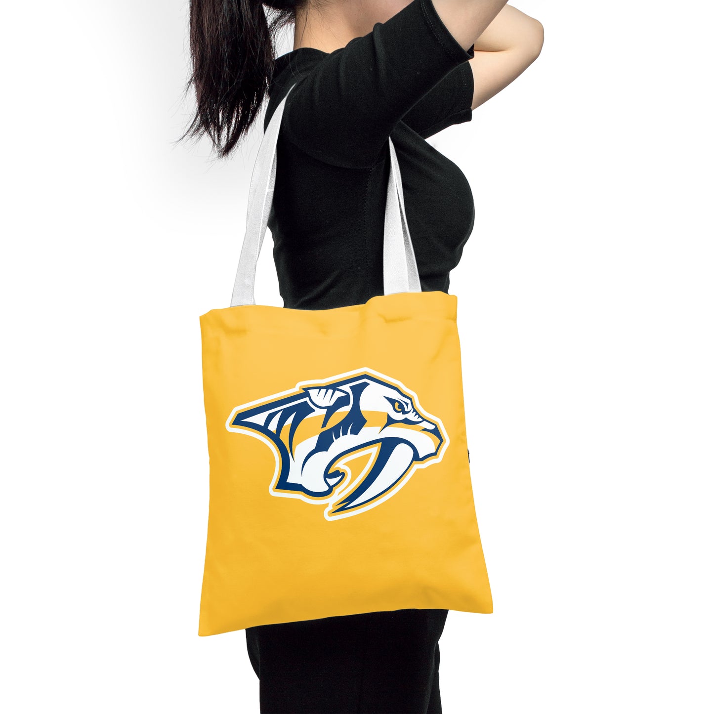 NHL Nashville Predators Polyester Canvas Tote Bag – Durable and Stylish