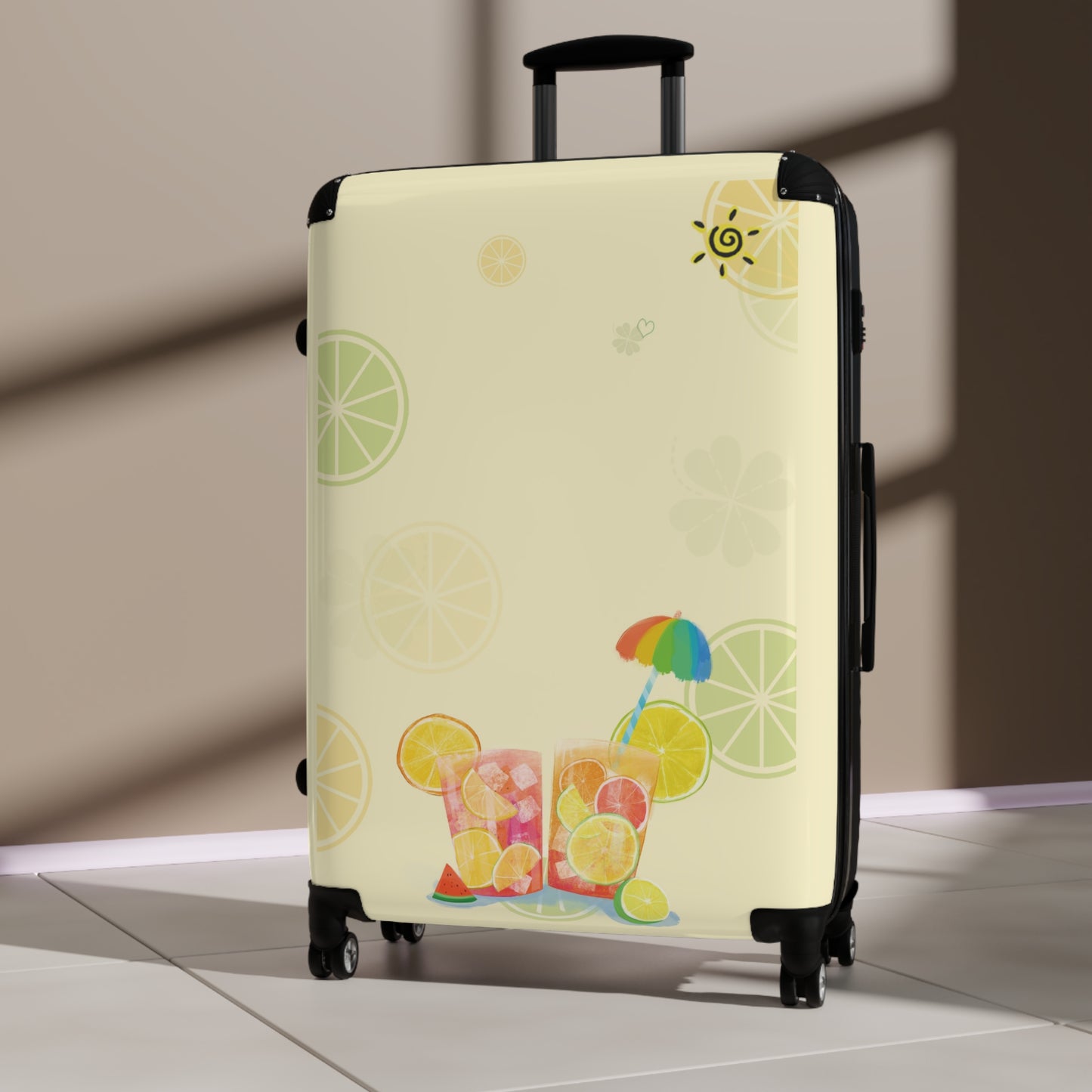 Nature Summer Fresh Drink Art Carry-On Suitcase - Stylish Luggage for Travelers