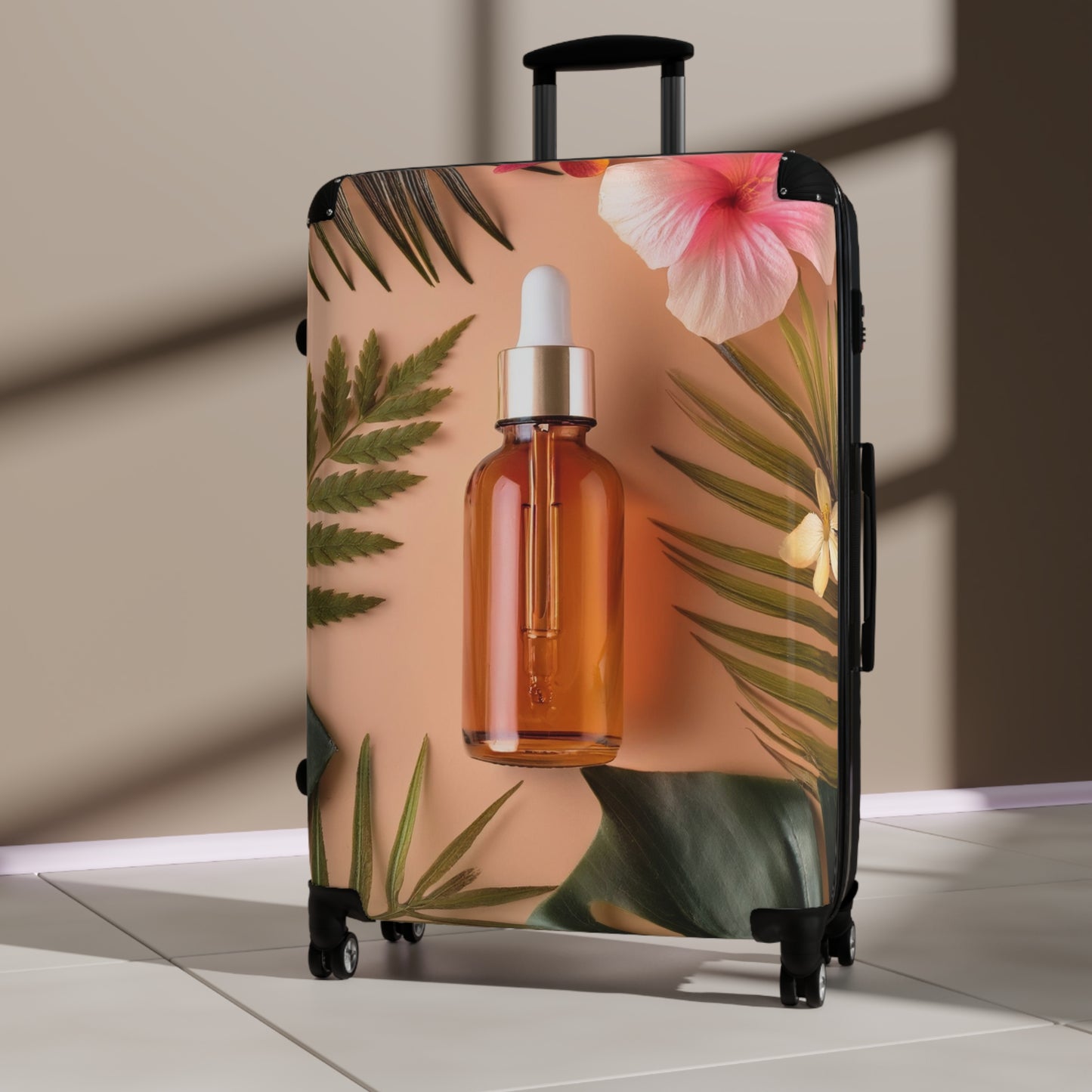 Nature Bottle Dropper Art Carry-On Suitcase - Stylish Luggage for Travelers