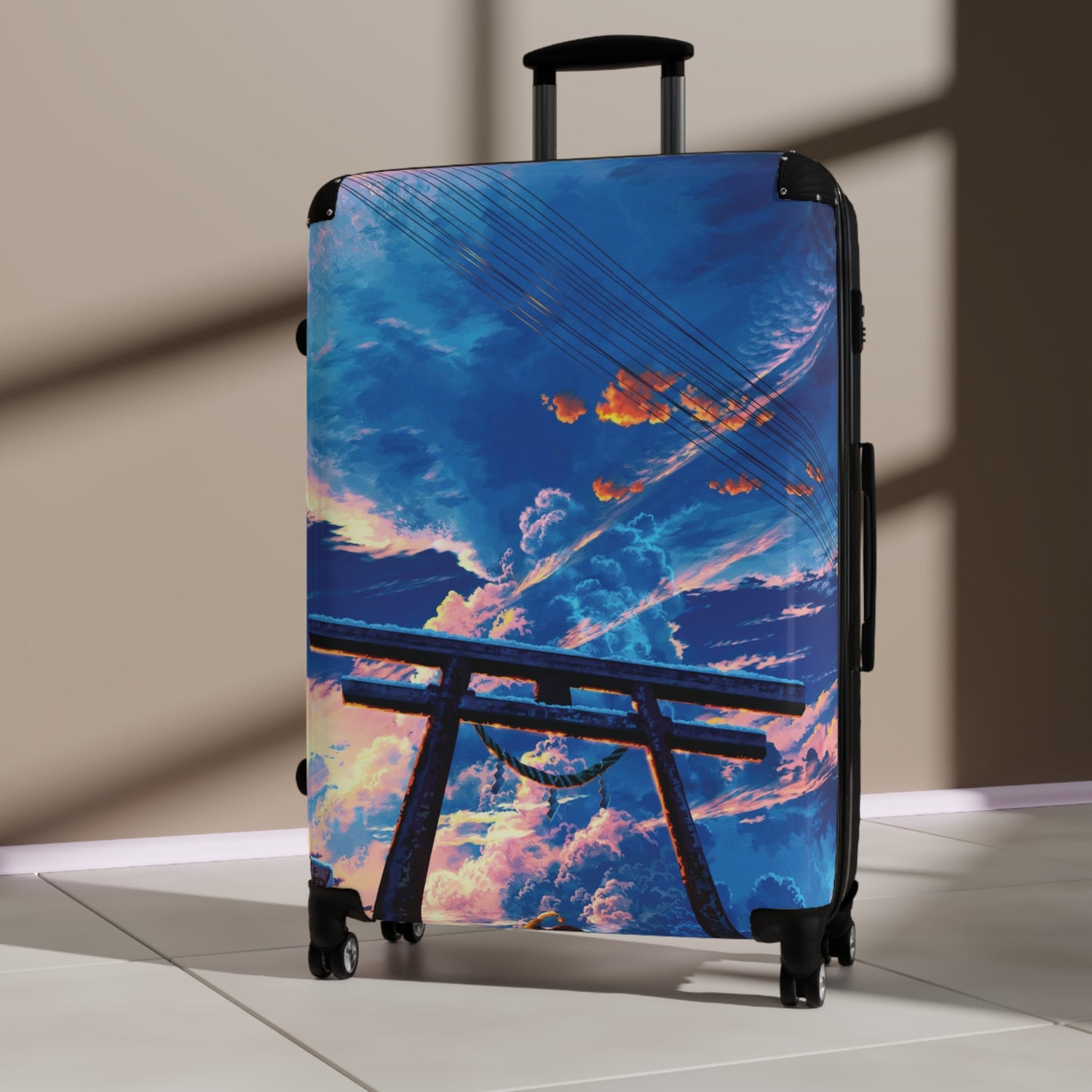 Art Torii Gate Japanese Carry-On Suitcase - Stylish Luggage for Travelers