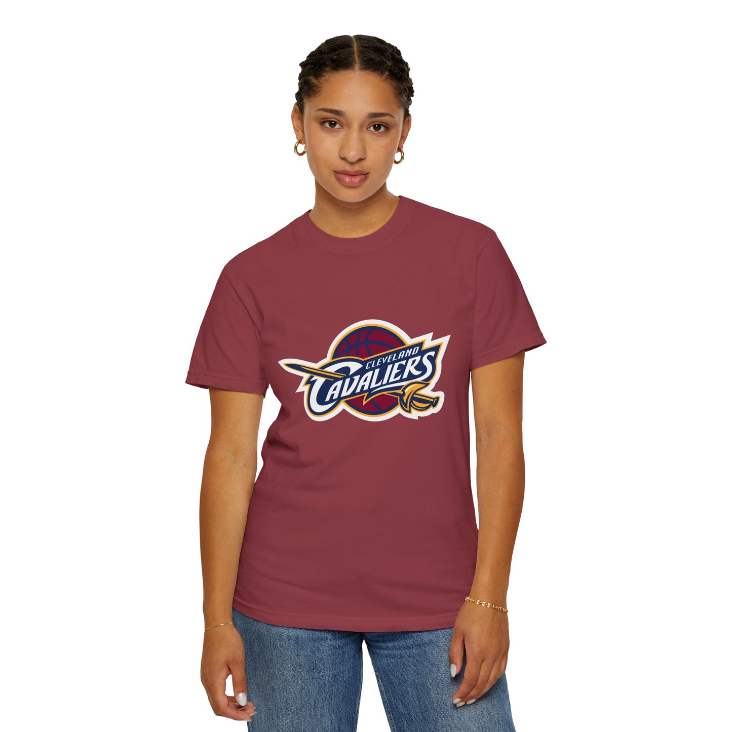 Cleveland Cavaliers Hoop Lifestyle Garment-Dyed T-Shirt – Premium Cotton Tee for Customization