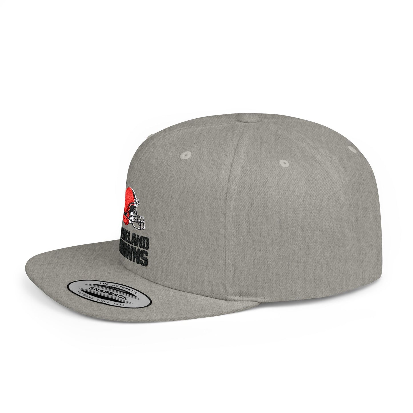 Cleveland Browns Flat Bill Snapback – Lightweight, Custom Fit, Premium Quality