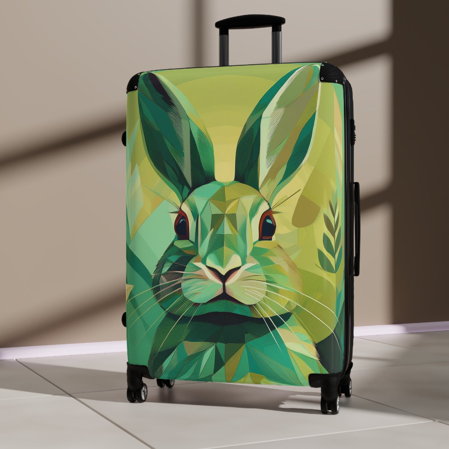 Nature Green Close Up Art Carry-On Suitcase - Stylish Luggage for Travelers