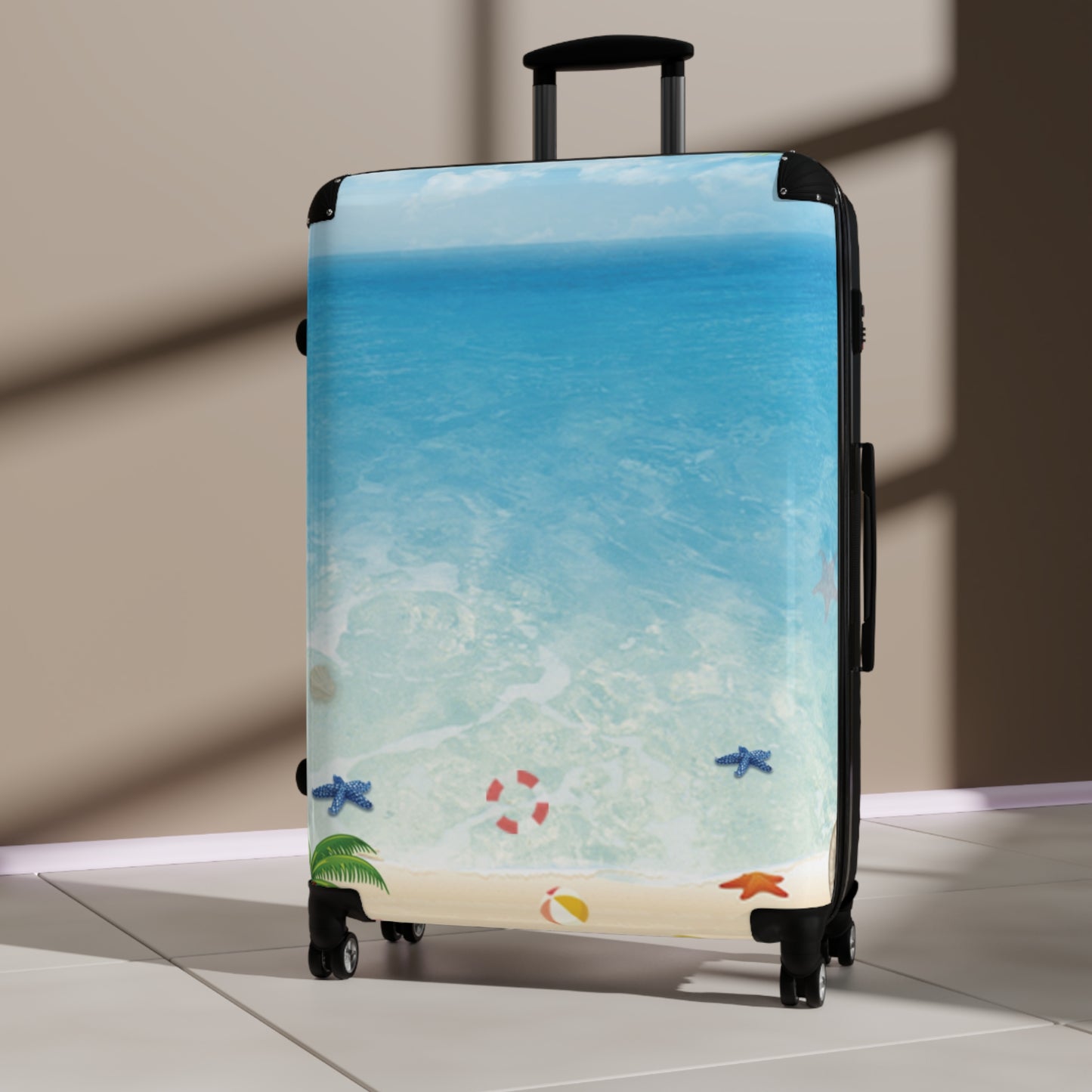 Nature Summer Vacation Tourism Art Carry-On Suitcase - Stylish Luggage for Travelers