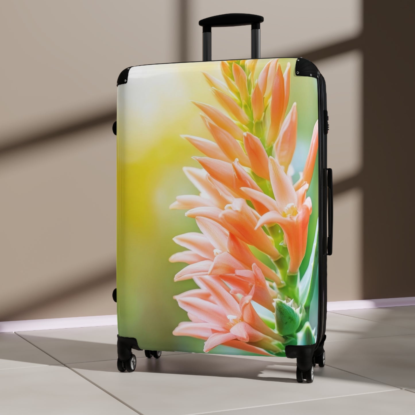 Nature Flowers Beauty and Health Art Carry-On Suitcase - Stylish Luggage for Travelers