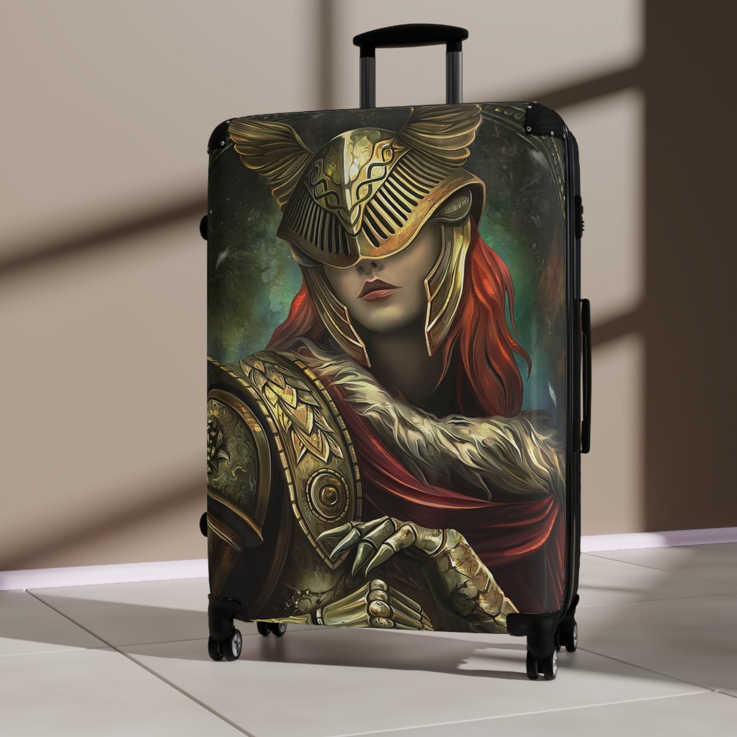Video Games Elden Ring Girl Warrior Carry-On Suitcase - Stylish Luggage for Travelers