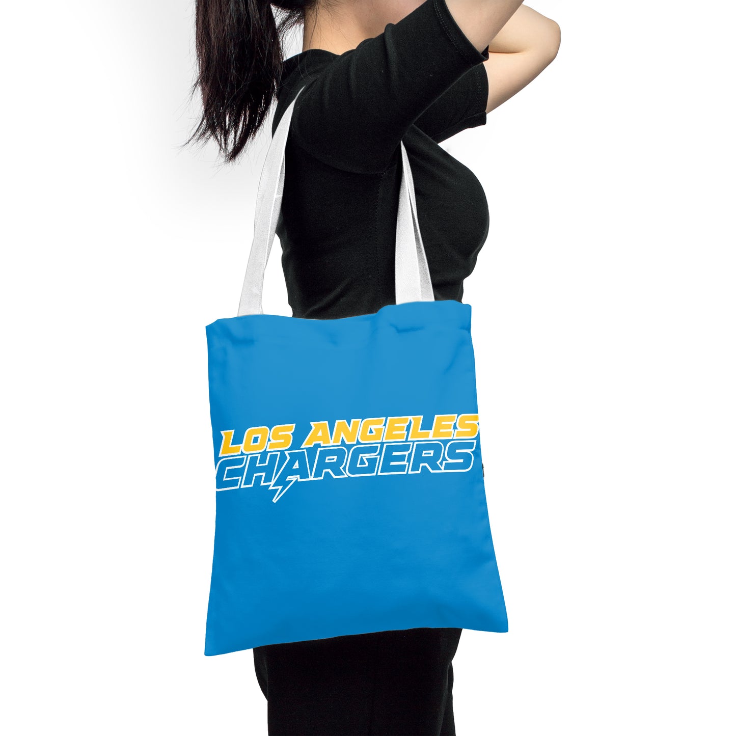 NFL Los Angeles Chargers NFL Fans Polyester Canvas Tote Bag – Durable and Stylish