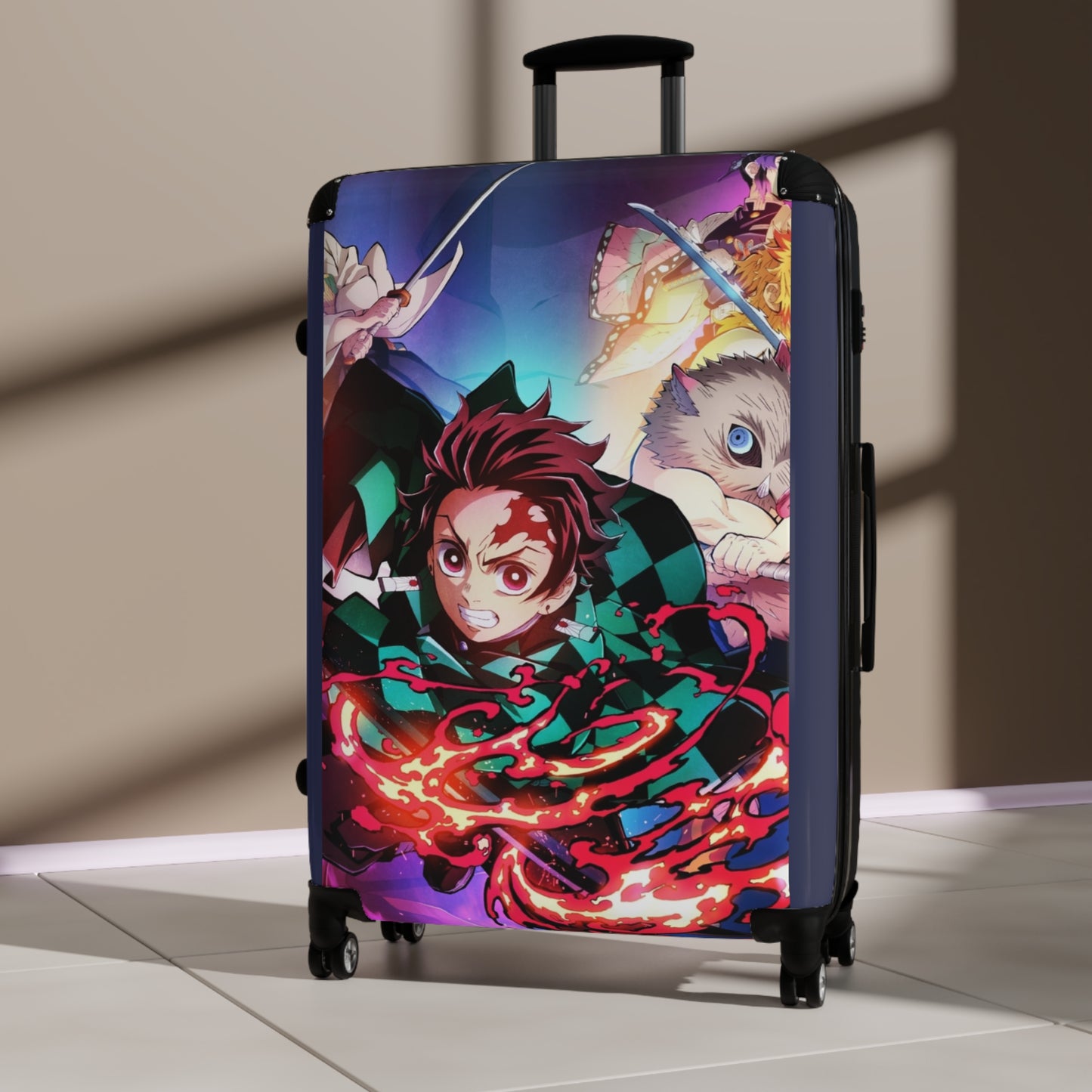 Video Games Demon Slayer Carry-On Suitcase - Stylish Luggage for Travelers