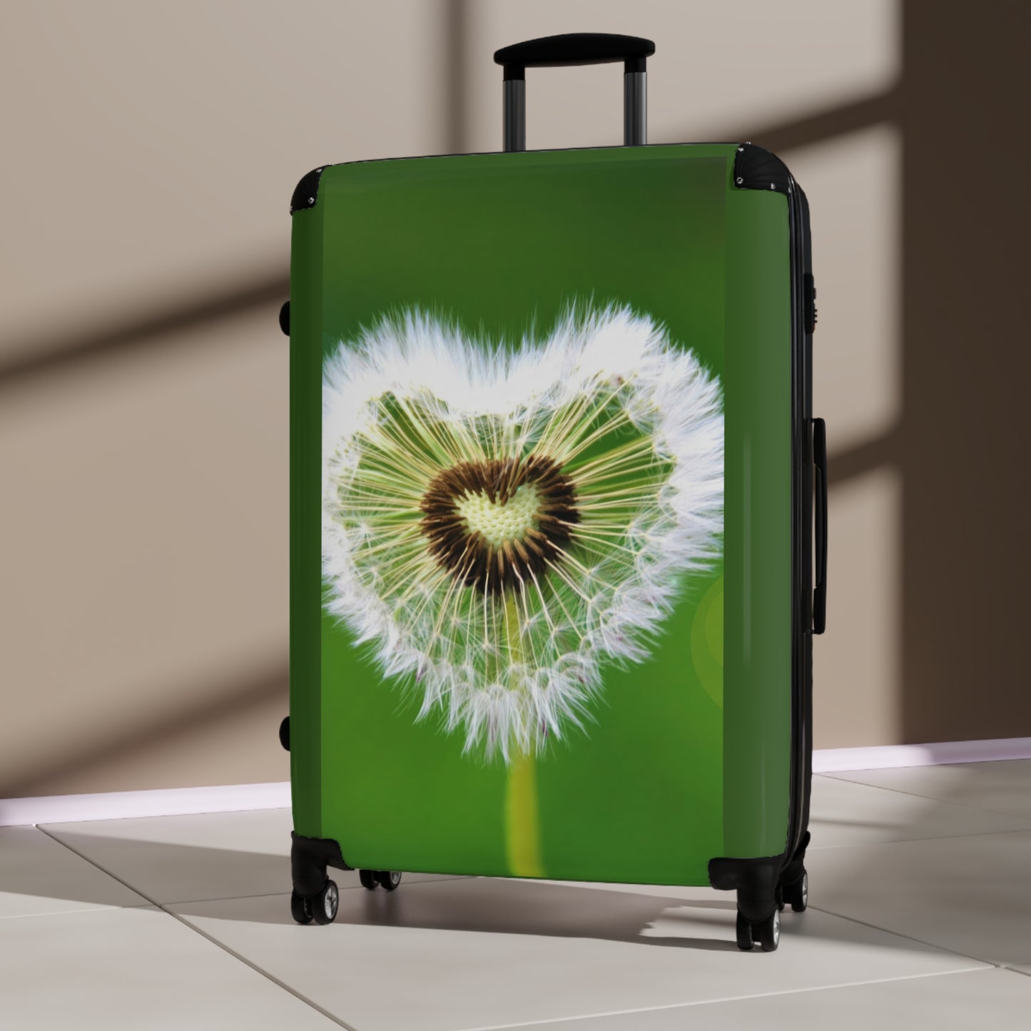 Love Heart Shape Art Carry-On Suitcase - Stylish Luggage for Travelers