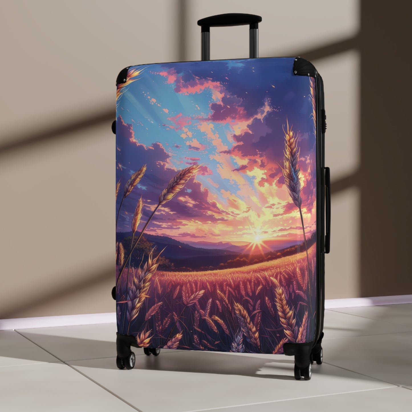 Nature Sunset Stunning Art Carry-On Suitcase - Stylish Luggage for Travelers