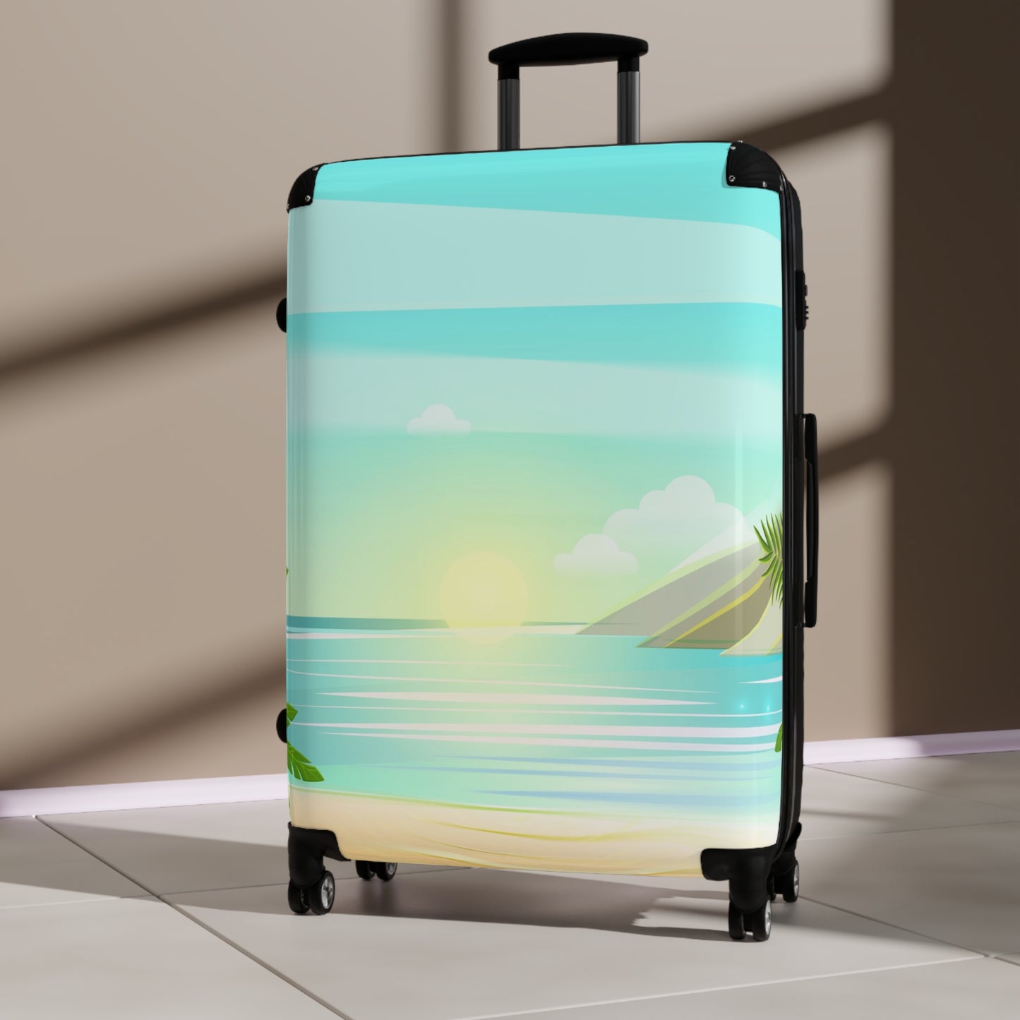 Nature Summer Beach Travel Art Carry-On Suitcase - Stylish Luggage for Travelers