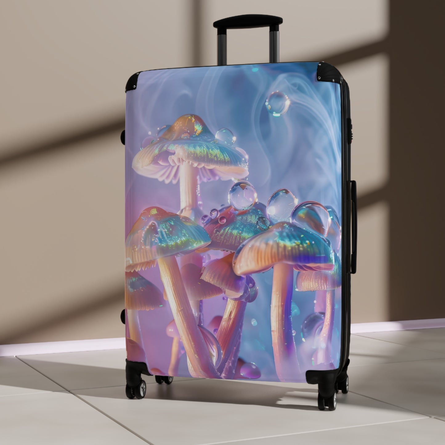 Nature Mushrooms Art Carry-On Suitcase - Stylish Luggage for Travelers